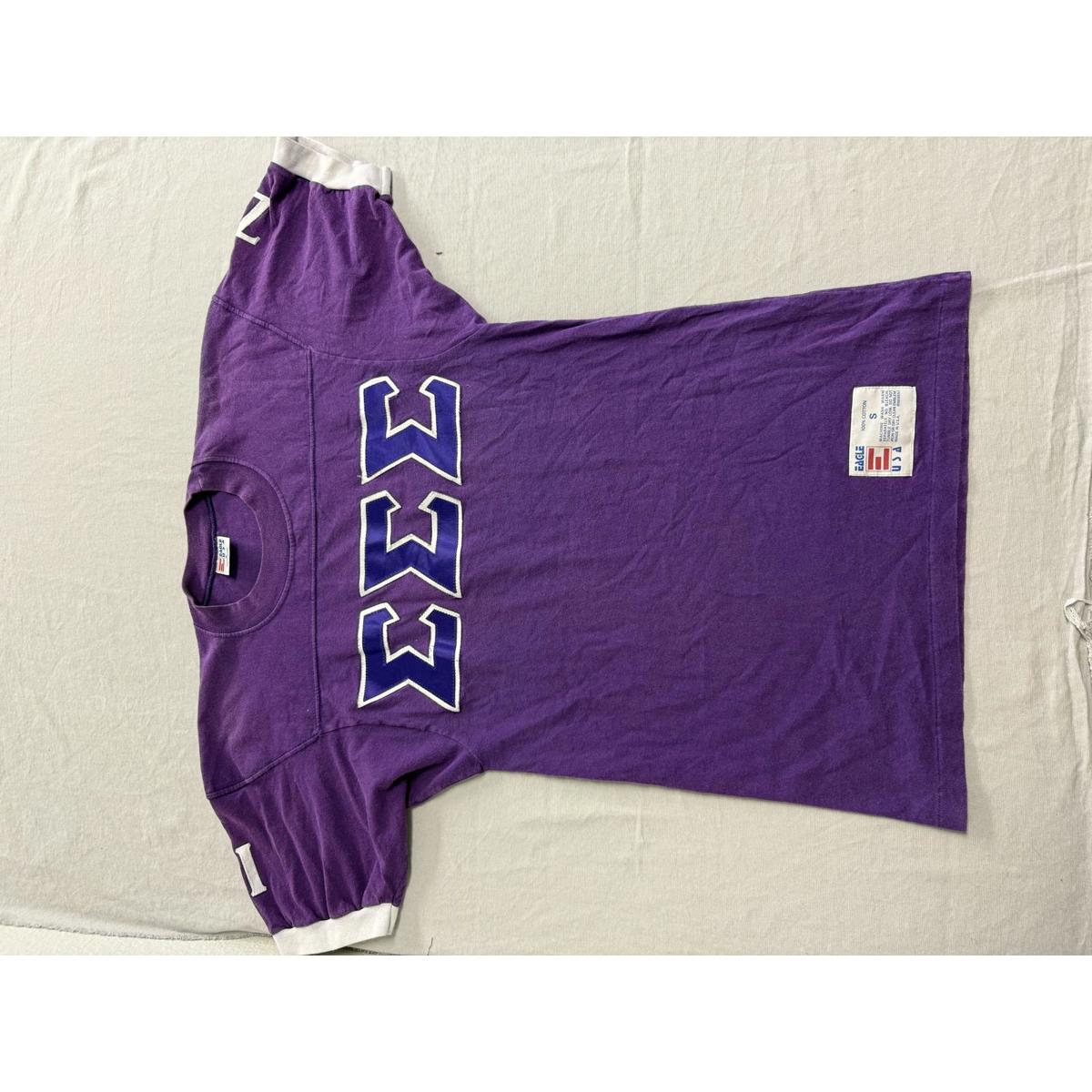 Vintage Tri Sigma Sorority Jersey Sigma Sigma Sigma Purple S